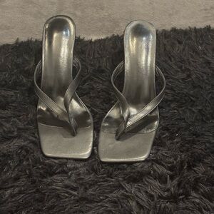 Fashion Nova Black Heeled Sandals